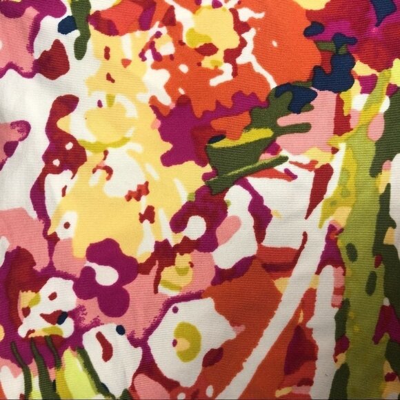 Lucky Brand Hawaiian Print Tankini Top - Picture 4 of 8